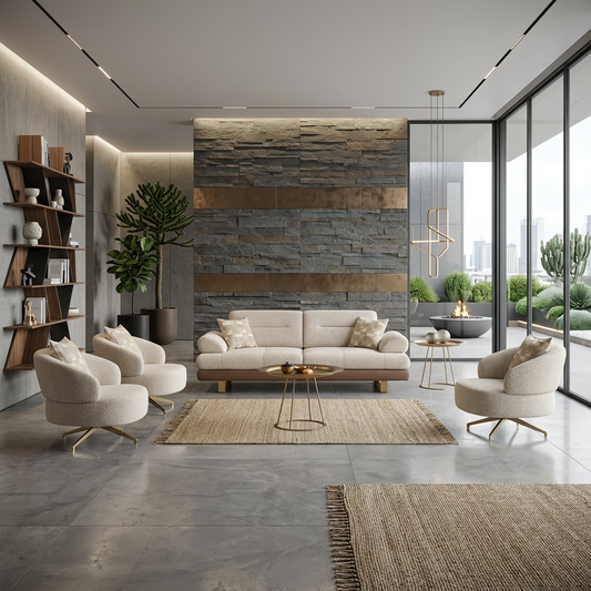 Sofa Marlin (braun -grau)