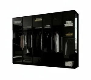 Kleiderschrank Monaco Hochglanz