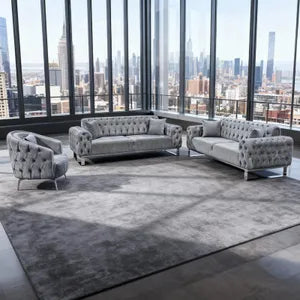 Sofa Set Jumeirah Samtstoff Spar-Set