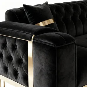 Sofa -Set Imperial Premium, 6 Farben verfügbar 3-Sitzer + 2-Sitzer + Sessel (3-Sitzer mit Schlaf-funktion) Farbe: Anthrazit