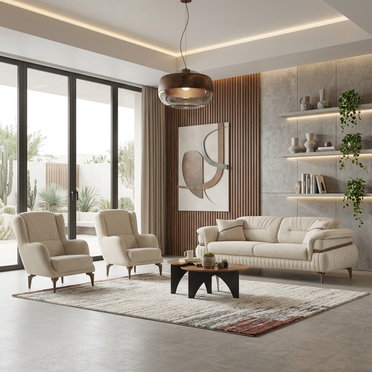 Sofa Sarina ( braun - grau )