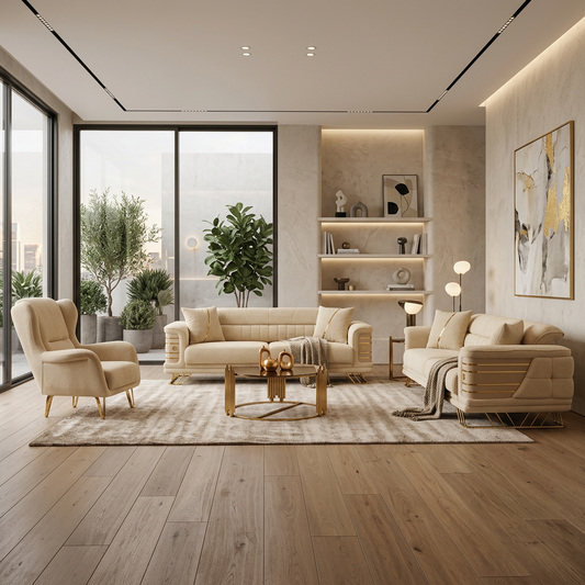 Sofa Mercan (Braun-Grau)